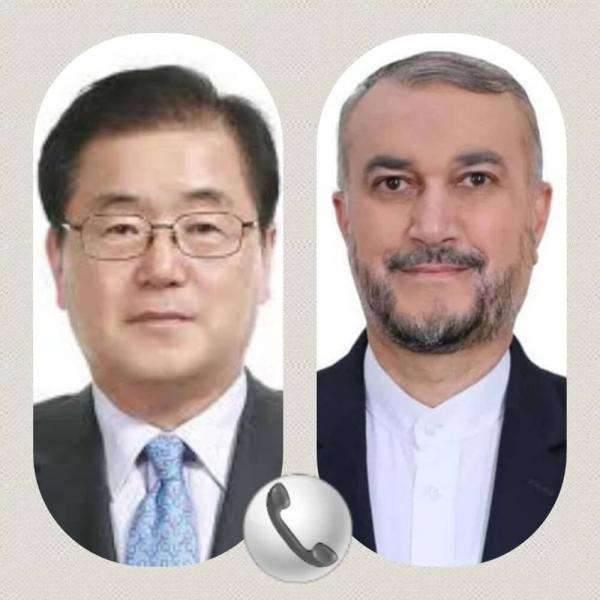 امیرعبداللهیان در مصاحبه با وزیرخارجه کره جنوبی: مشکل دسترسی به اموال هر چه سریعتر حل گردد، ادامه وضع موجود برای مردم ایران غیرقابل تحمل است