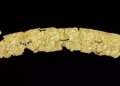عکس ، کشاورز خوش شانس، کمربند طلا 2500 ساله را در زمین خود پیدا کرد